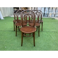 Ghế Gỗ Thonet 18 Kiềng Tròn