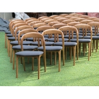 Ghế Cafe Gỗ Neva Bọc Đệm