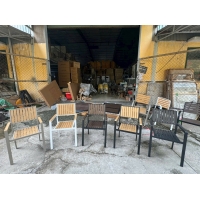 Ghế cafe nhôm đúc sân vườn