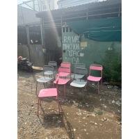 ghế sắt cafe sân vườn