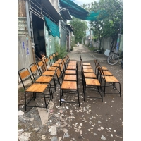 ghế sắt cafe trà sữa sân vườn
